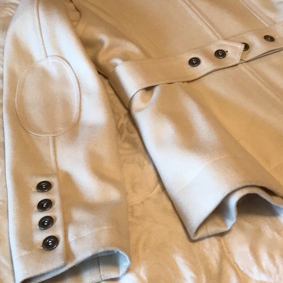 Esprit Pea Coat - Size L - Winter White - Picture 8 of 13